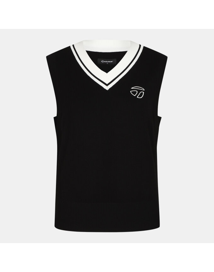 여성 브이넥 니트 베스트 T8031SN7122-199