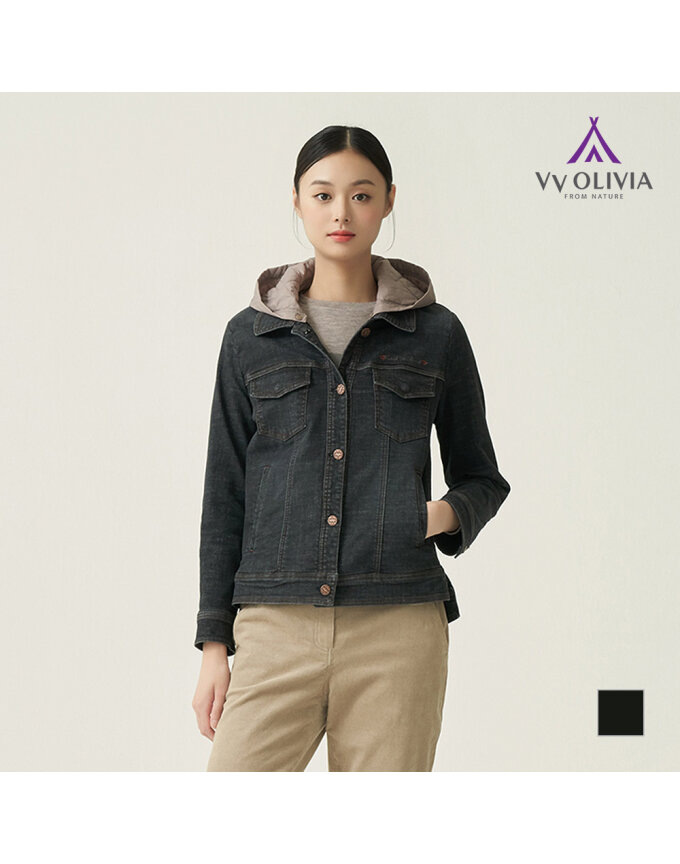[VVOLIVIA] 후드 탈착 데님 자켓_VVBMJXW9181