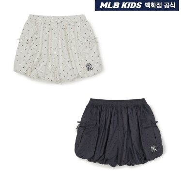 [AK원주점] [MLB KIDS] 스트릿 걸즈 도트 벌룬핏 반바지 _ 7FSMB1563