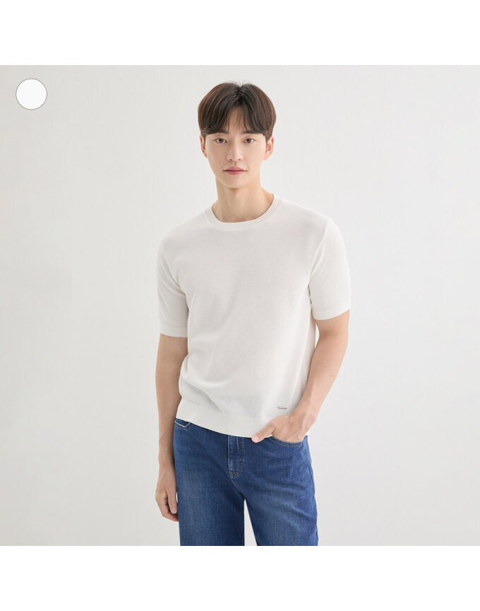남성 라운드 넥 반팔 풀오버 KP2S06J1