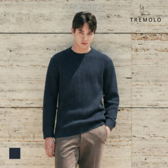 [TREMOLO] 라운드 케이블 변형 니트_TRHBR4F8501