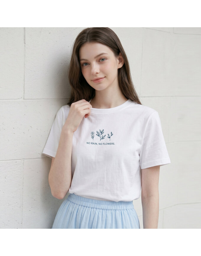 KARRA 플랜트라운드반팔티셔츠_A6M0661