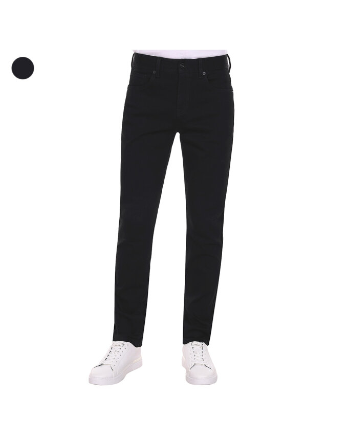 남성 블랙 SLIM STRAIGHT JEAN KP1D01C1