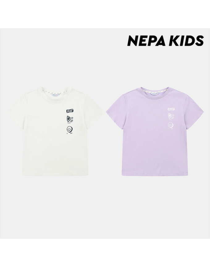 (키즈)라니 크롭 티셔츠_KJ45337