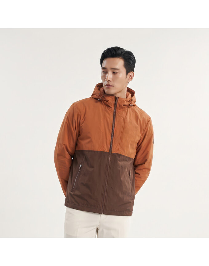 블록 배색 후드 점퍼_1K51332