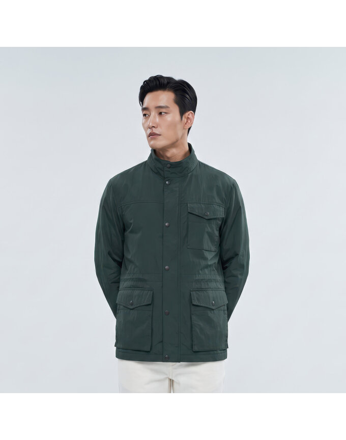 스냅 디테일 변형 사파리 점퍼_1I51304