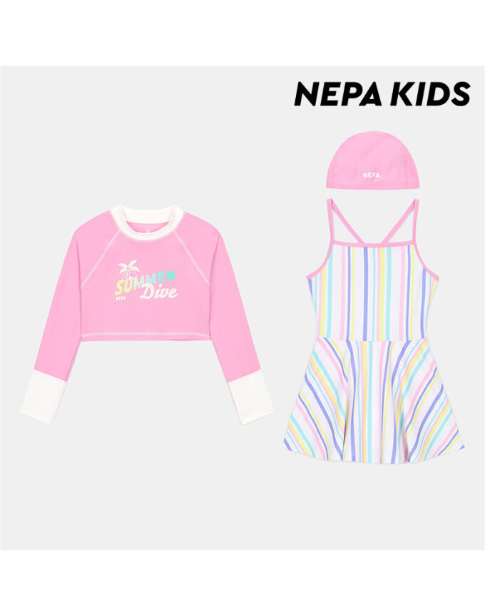 (키즈)다이브 패턴 21 래시가드 원피스_KK43009_H26