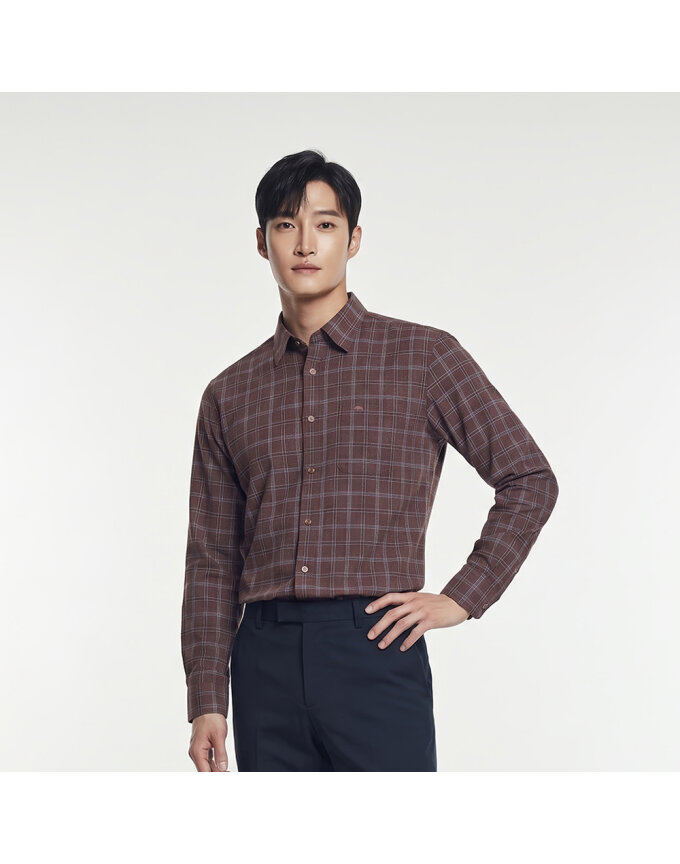 윈도우 체크 셔츠_1K51504