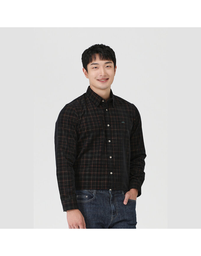 코듀로이 빅체크 셔츠_1K51507