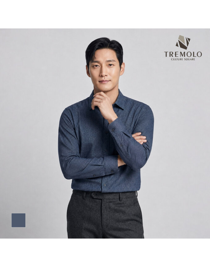 [TREMOLO] 솔리드라이크 베이직 셔츠_TRBNL3F8411