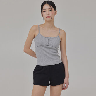 HOOK CLOSURE SCOOP NECK TOP (SLEEVELESS ver)_T516TP119