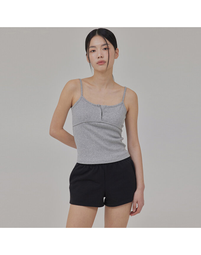 HOOK CLOSURE SCOOP NECK TOP (SLEEVELESS ver)_T516TP119