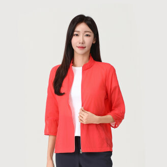 7부소매 하이넥 점퍼_1J41336