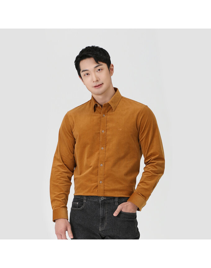 코듀로이 솔리드 셔츠_1K51503