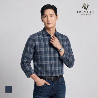[TREMOLO] 체크패턴 캐주얼 셔츠_TRBNL3F8471