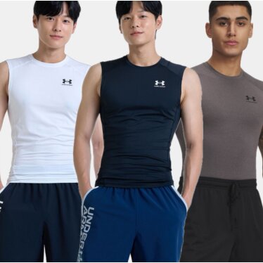[언더아머] [언더아머] HeatGear® 컴프레션 슬리브리스_나시_1361522