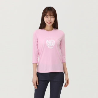 스터드 원포인트 7부 티셔츠_1J25382