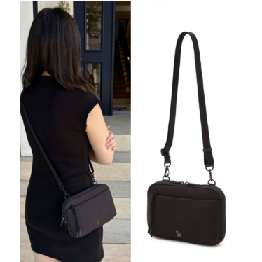 [AK분당점] [헤지스] [H KIT]블랙 아이코닉 트래블 미니백 HJWA6F700BK